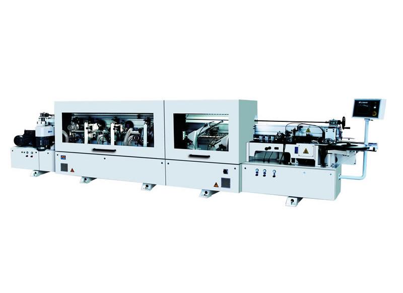 Automatic linear incline edge banding machine 